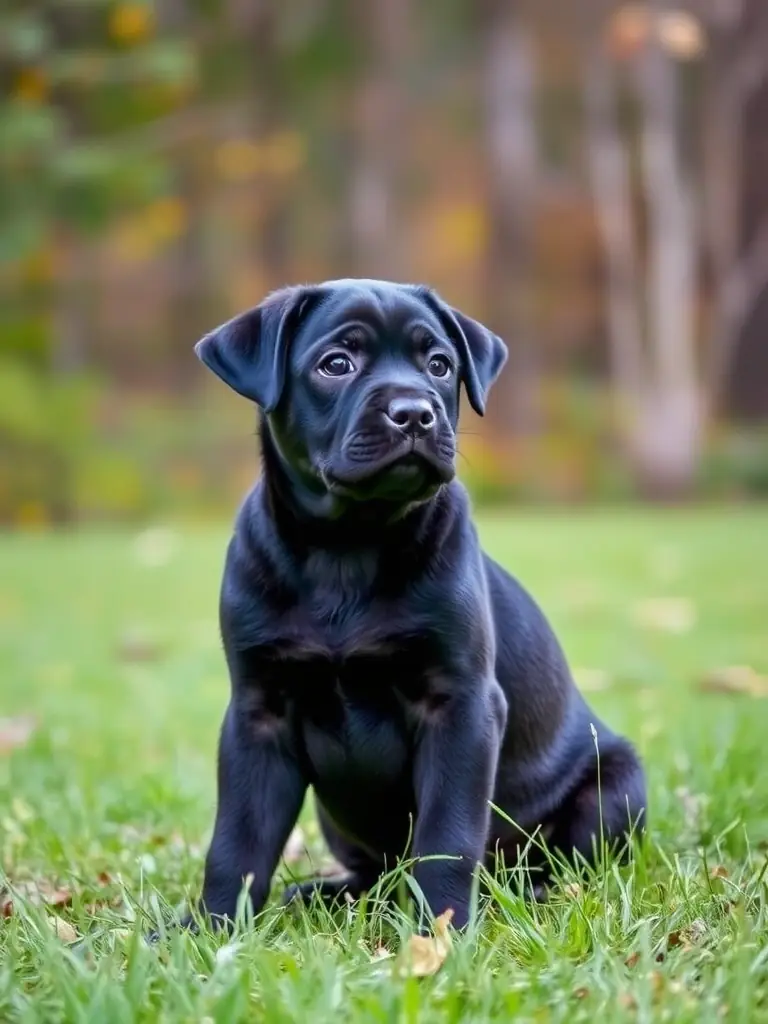 A side profile of a Belgian Malinois puppy, emphasizing its strong bone structure and healthy physique, bred for optimal performance in demanding law enforcement environments.