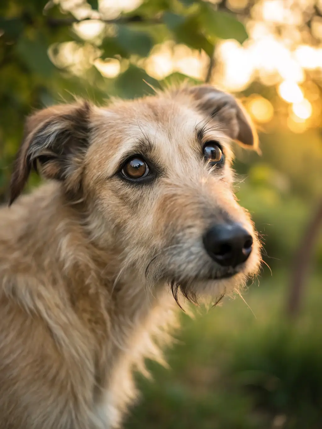 A close-up portrait of a Belgian Malinois with a focused and alert expression, highlighting its intelligence and trainability, suitable for law enforcement tasks.
